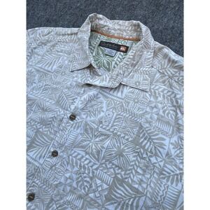 Quicksilver Hawaiian Surfing Collared‎ Shirt Adult Medium